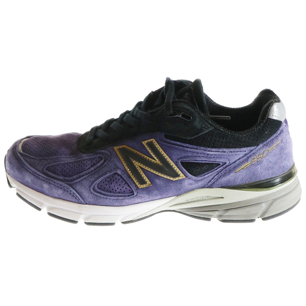 New Balance(ニューバランス) M990BP4 スエード ローカットスニーカー パープル US11/29cm