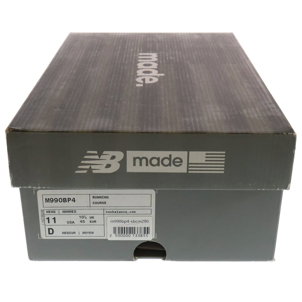 New Balance(ニューバランス) M990BP4 スエード ローカットスニーカー パープル US11/29cm