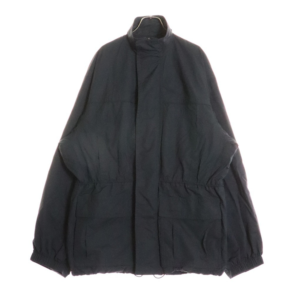 BALENCIAGA(バレンシアガ) 20AW ジップアップ ミリタリーデザイン ナイロンジャケット ライトパーカー ネイビー 647645 TJO14