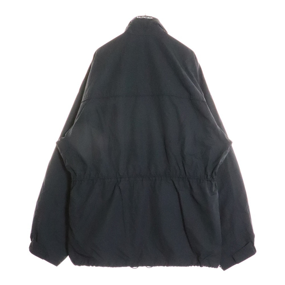 BALENCIAGA(バレンシアガ) 20AW ジップアップ ミリタリーデザイン ナイロンジャケット ライトパーカー ネイビー 647645 TJO14