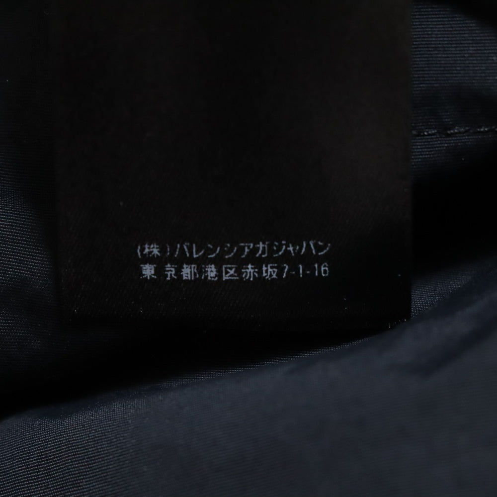 BALENCIAGA(バレンシアガ) 20AW ジップアップ ミリタリーデザイン ナイロンジャケット ライトパーカー ネイビー 647645 TJO14