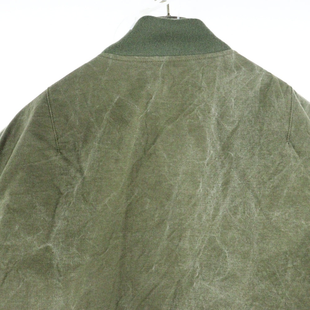 READY MADE(レディメイド) 23AW Jesse Jacket MA-1 キルティングライナー ジップアップ ミリタリー フライト ボンバージャケット カーキ RE-CO-KH-00-00-23