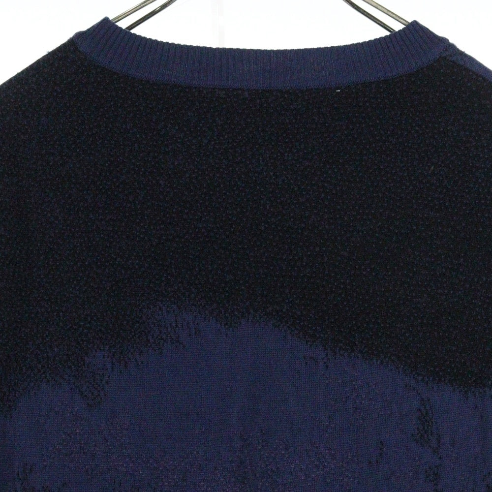 LOUIS VUITTON(ルイヴィトン) 19AW オズの魔法使い ブリックロード ハンドニット クルーネック セーター パープル RM191 JYC HGN68W