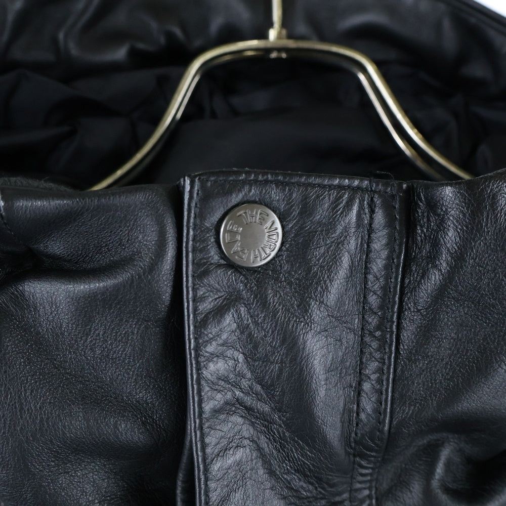 SUPREME(シュプリーム) 18AW×THE NORTH FACE Leather Mountain Parka シュプリーム ノースフェイス レザーマウンテンパーカー ジップアップレザージャケット NF0A3VJ8