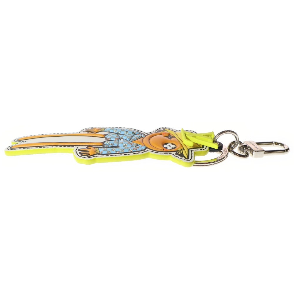 LOUIS VUITTON(ルイヴィトン) ポルトクレ LVスケアクロウ モノグラムキャンバス レザー キーホルダー オレンジ/ブラウン MP2922 CX1210