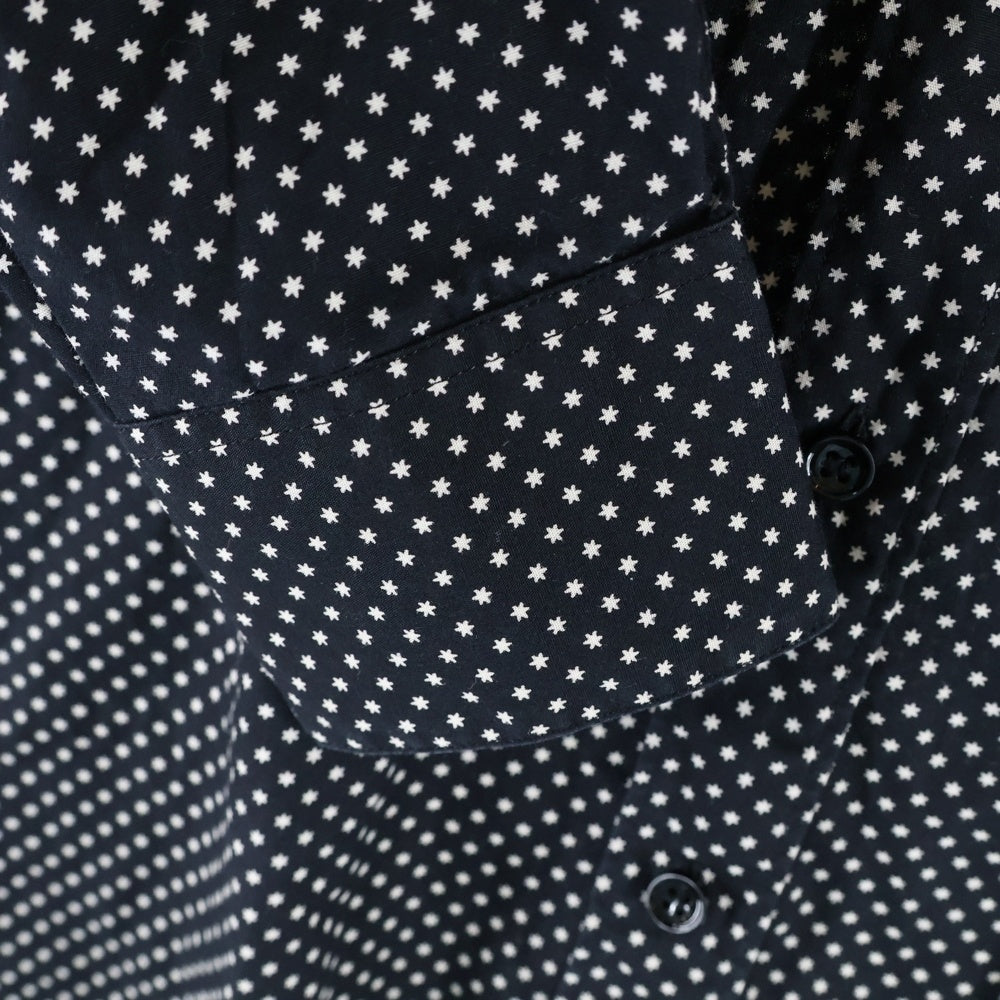 SAINT LAURENT PARIS(サンローランパリ) 15SS Star Dot L/S Shirt スタードット 長袖シャツ ブラック 376916 Y611L