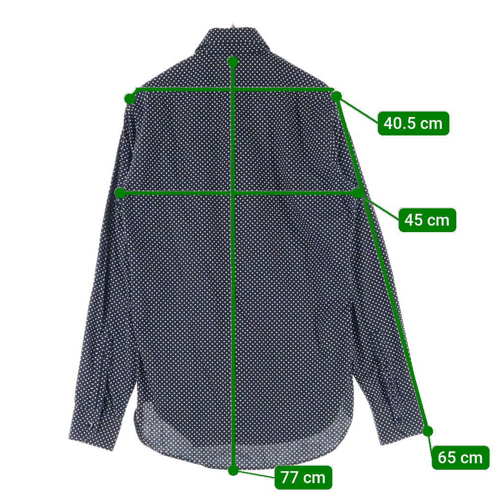 SAINT LAURENT PARIS(サンローランパリ) 15SS Star Dot L/S Shirt スタードット 長袖シャツ ブラック 376916 Y611L