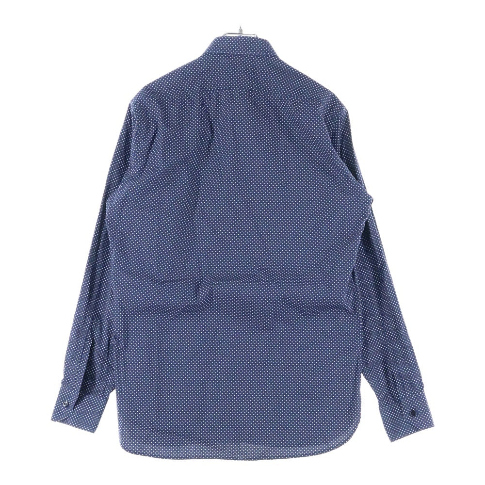 SAINT LAURENT PARIS(サンローランパリ) 13AW Polka Dot L/S Shirt ポルカドット 長袖シャツ ネイビー 323920 YM71P