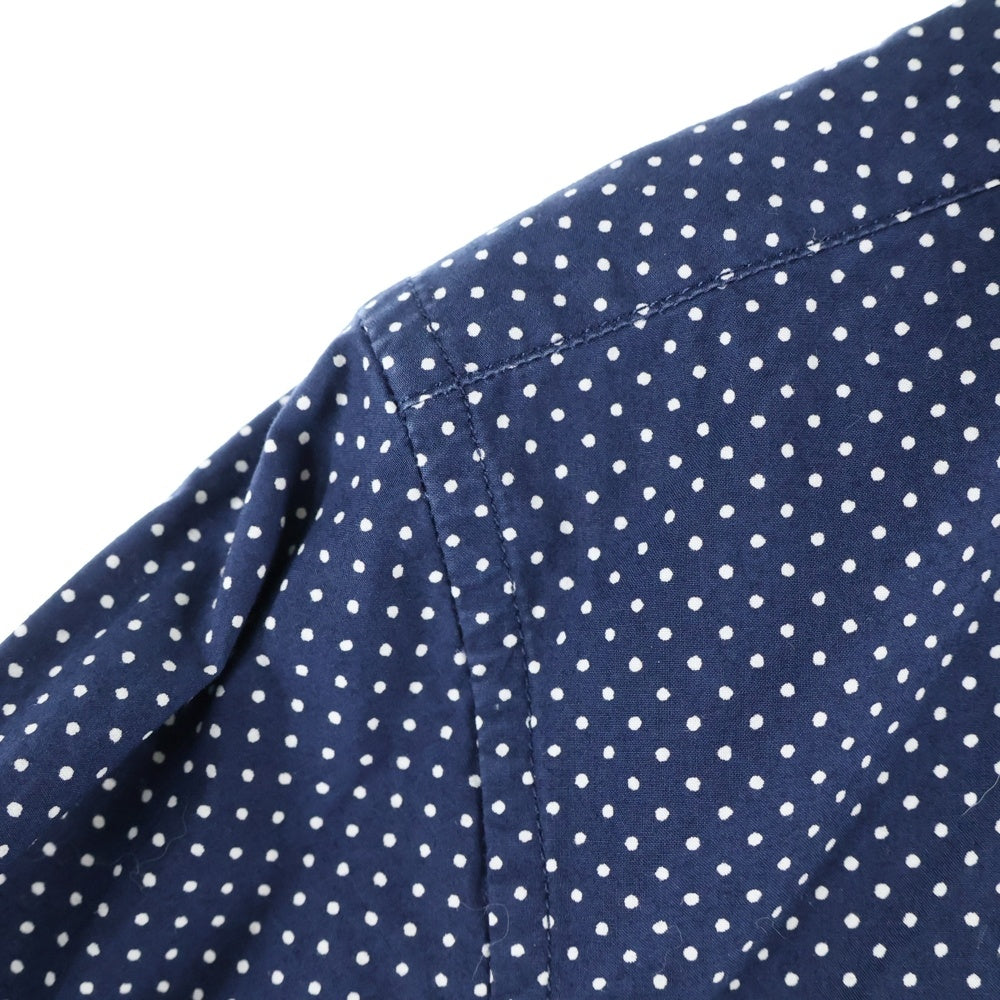 SAINT LAURENT PARIS(サンローランパリ) 13AW Polka Dot L/S Shirt ポルカドット 長袖シャツ ネイビー 323920 YM71P