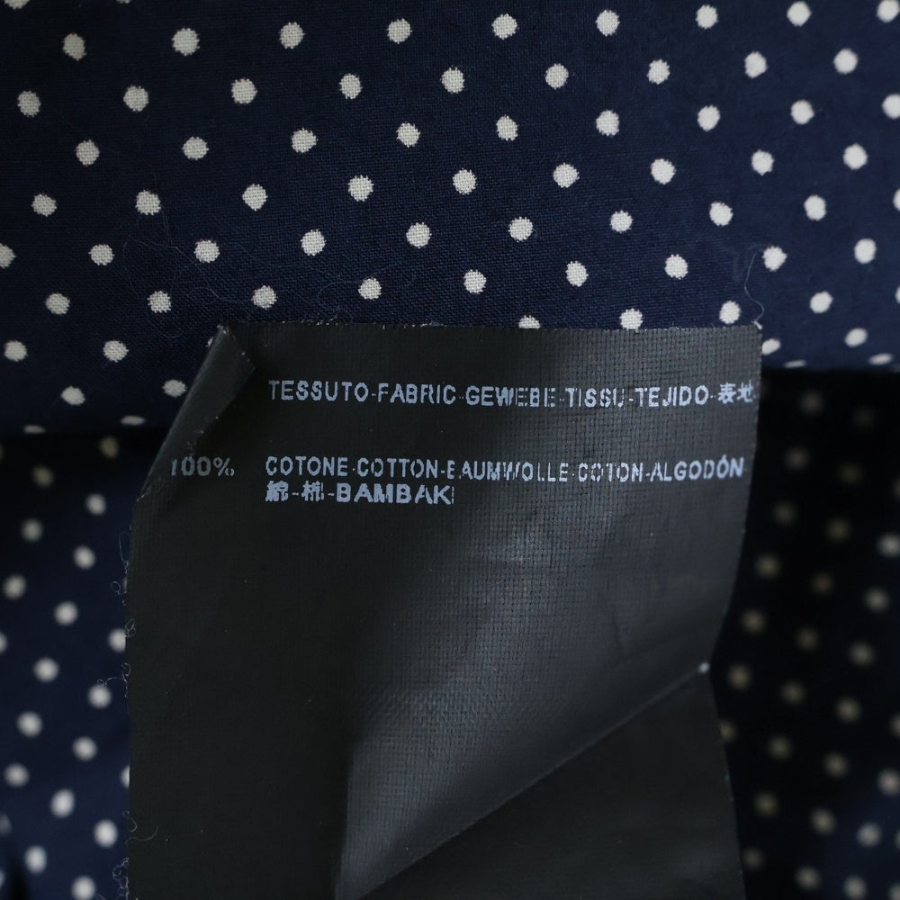 SAINT LAURENT PARIS(サンローランパリ) 13AW Polka Dot L/S Shirt ポルカドット 長袖シャツ ネイビー 323920 YM71P