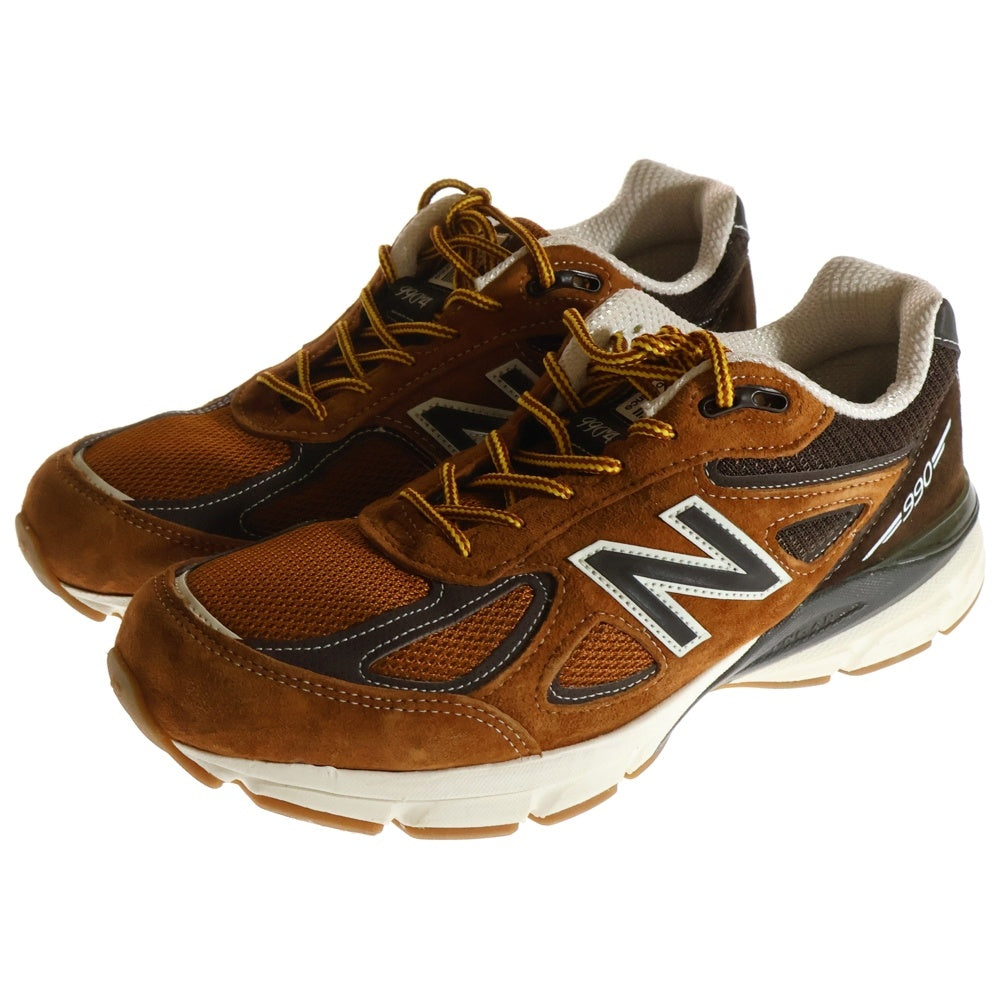 New Balance(ニューバランス) ×L.L.Bean M990LL4 エルエルビーン スエード ローカットスニーカー ブラウン US8/26cm