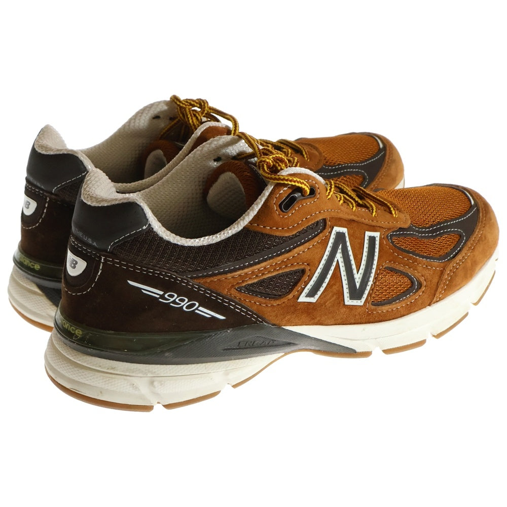 New Balance(ニューバランス) ×L.L.Bean M990LL4 エルエルビーン スエード ローカットスニーカー ブラウン US8/26cm