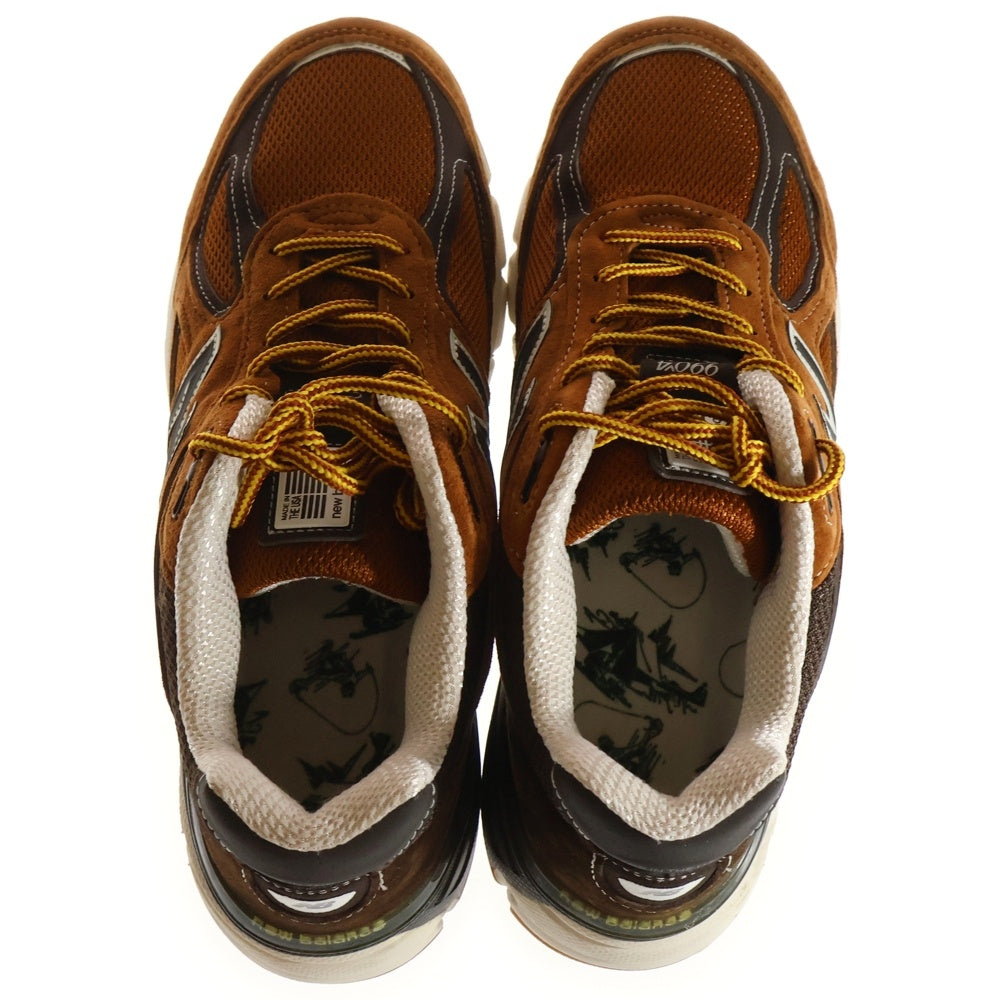 New Balance(ニューバランス) ×L.L.Bean M990LL4 エルエルビーン スエード ローカットスニーカー ブラウン US8/26cm