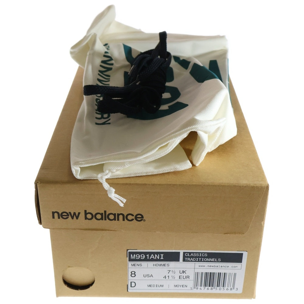 New Balance(ニューバランス) M991ANI 20th ANNIVERSARY 20周年記念 スエード ローカットスニーカー グレー US8/26cm