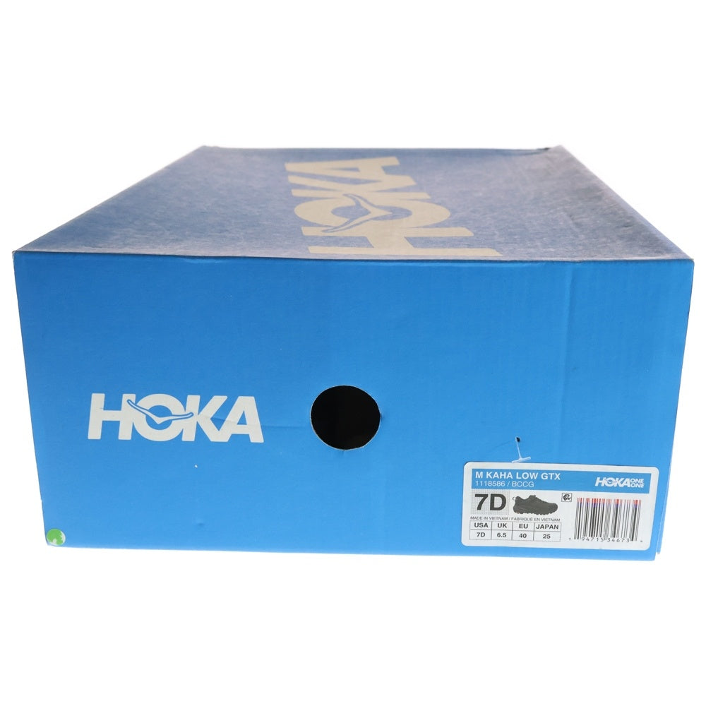 HOKA ONE ONE(ホカオネオネ) KAHA LOW GTX GORE TEX カハ ゴアテックス ローカットスニーカー ブラック US7D/25cm 1118586