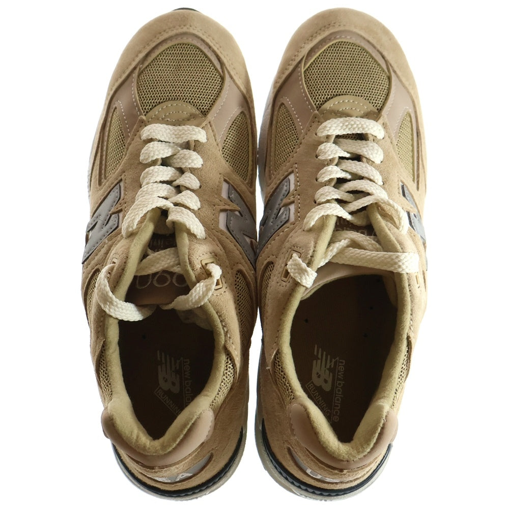 New Balance(ニューバランス) ×KITH M990KS2 スエード ローカットスニーカー ベージュ US7.5/25.5cm