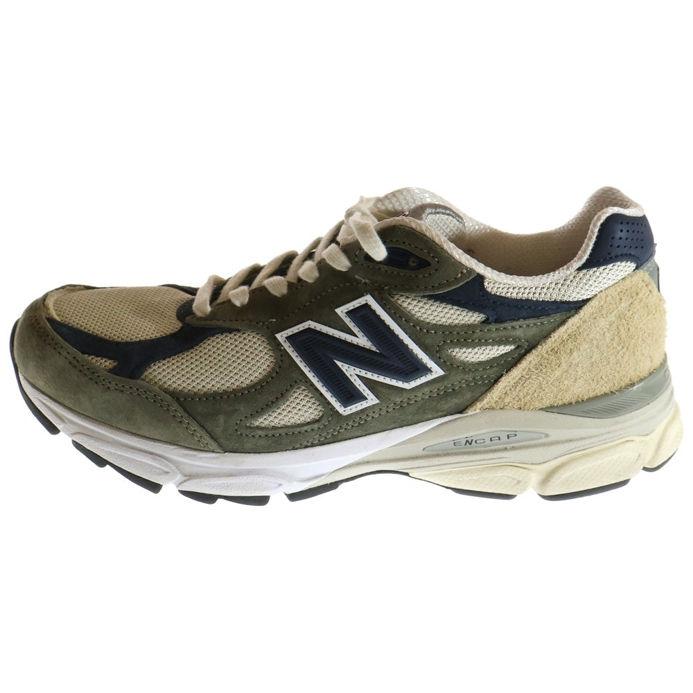 New Balance(ニューバランス) M990TO3 V3 スウェード ローカットスニーカー カーキ US8/26cm