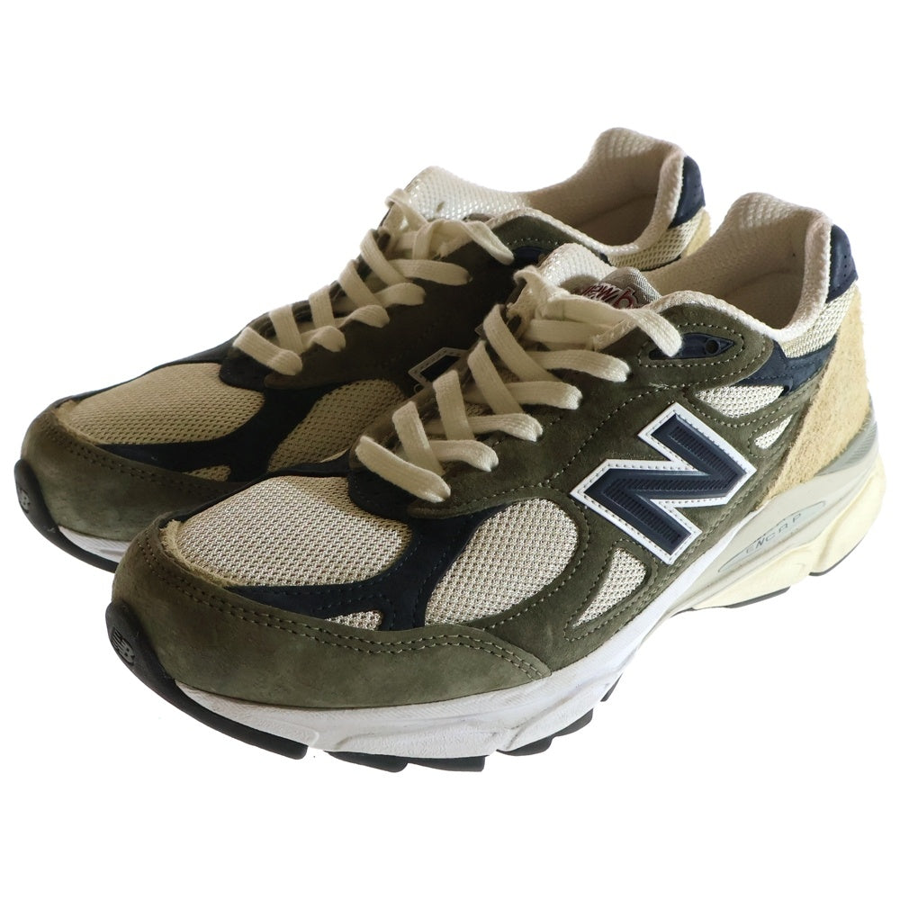 New Balance(ニューバランス) M990TO3 V3 スウェード ローカットスニーカー カーキ US8/26cm