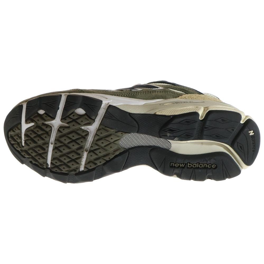 New Balance(ニューバランス) M990TO3 V3 スウェード ローカットスニーカー カーキ US8/26cm