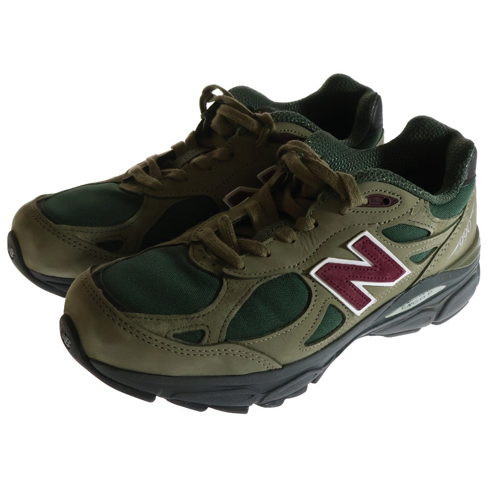 New Balance(ニューバランス) M990GP3 V3 スウェード ローカットスニーカー カーキ US8/26cm