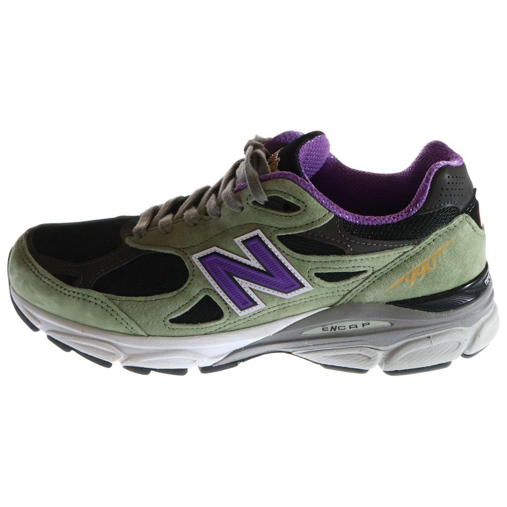 New Balance(ニューバランス) M990TC3 USA製 スエード ローカットスニーカー グリーン US8/26cm