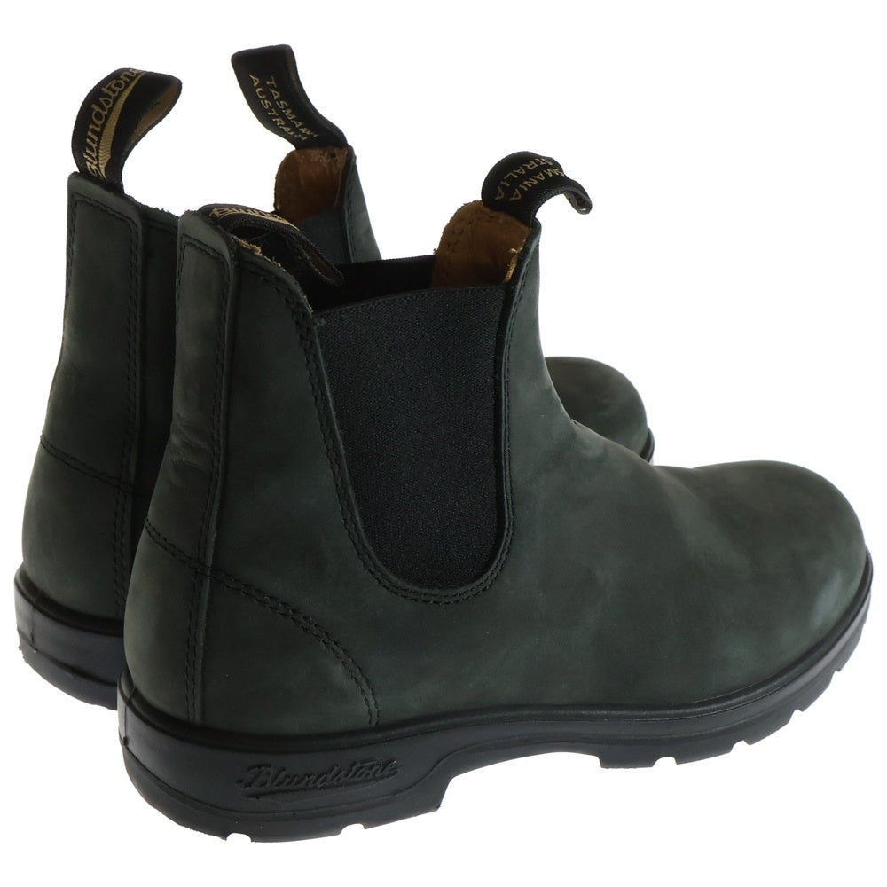 blundstone(ブランドストーン) 587 ラウンドトゥ スウェード サイドゴアブーツ カーキ