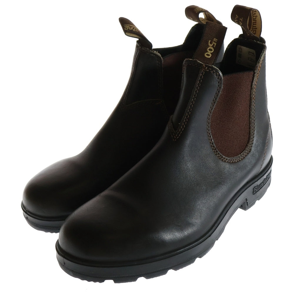 blundstone(ブランドストーン) 500 ラウンドトゥ レザー サイドゴアブーツ ブラウン