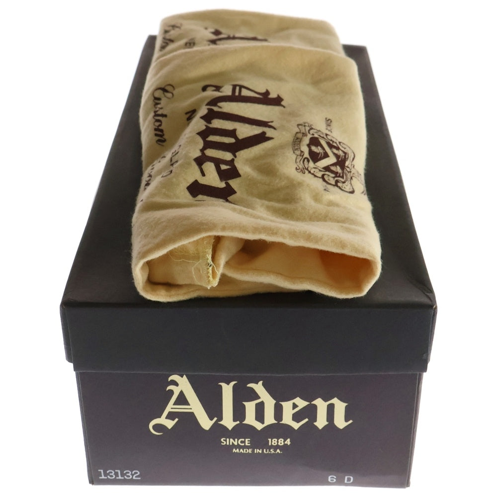 Alden(オールデン) シガーコードバン レザー チャッカブーツ ブラウン 13132