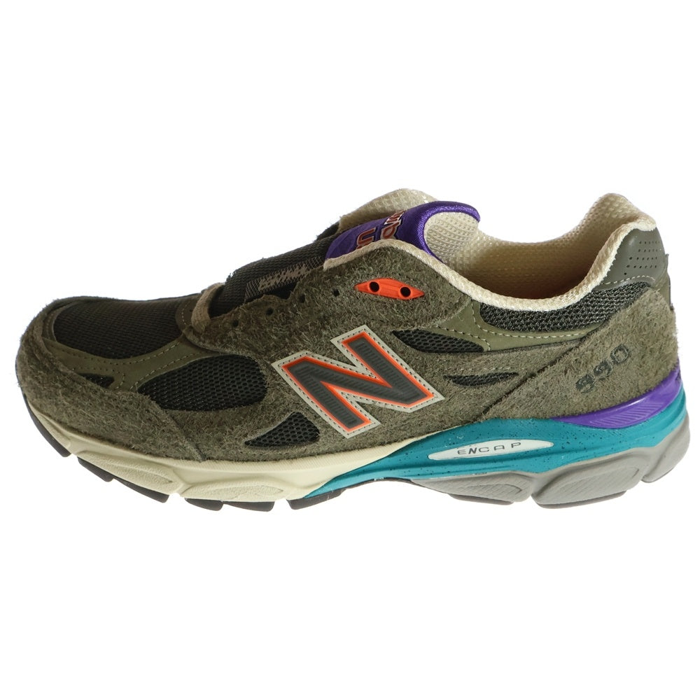 New Balance(ニューバランス) ×YCMC M990S03 Great Outdoors グレートアウトドアズ スエードローカットスニーカー グリーン US8/26cm M990S03