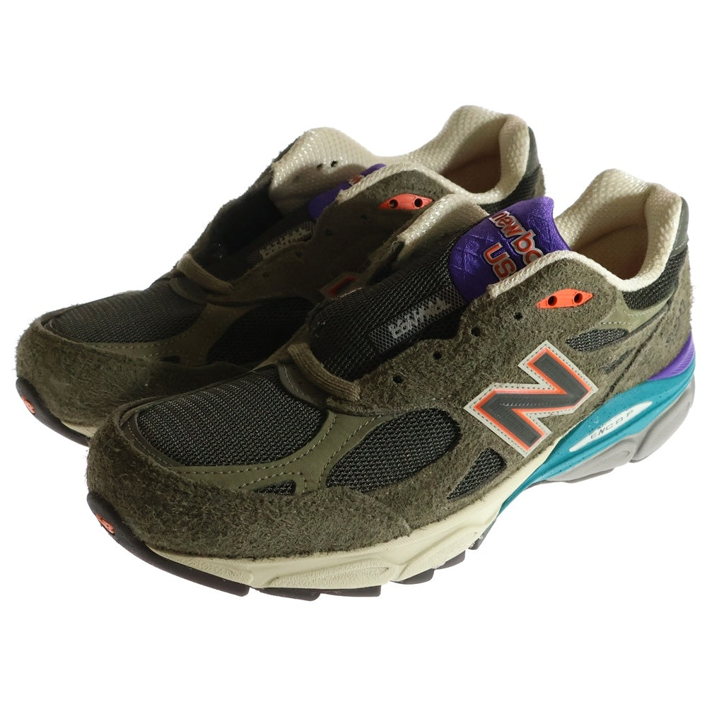 New Balance(ニューバランス) ×YCMC M990S03 Great Outdoors グレートアウトドアズ スエードローカットスニーカー グリーン US8/26cm M990S03