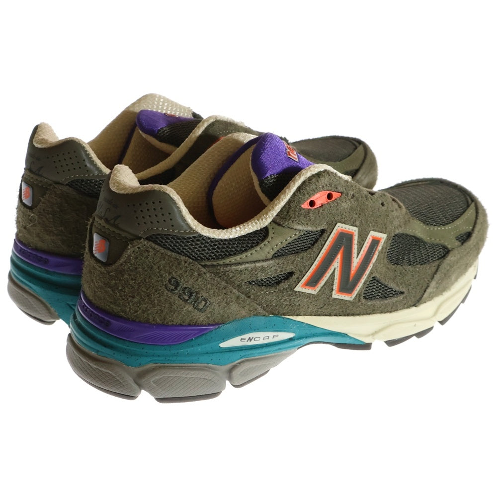 New Balance(ニューバランス) ×YCMC M990S03 Great Outdoors グレートアウトドアズ スエードローカットスニーカー グリーン US8/26cm M990S03