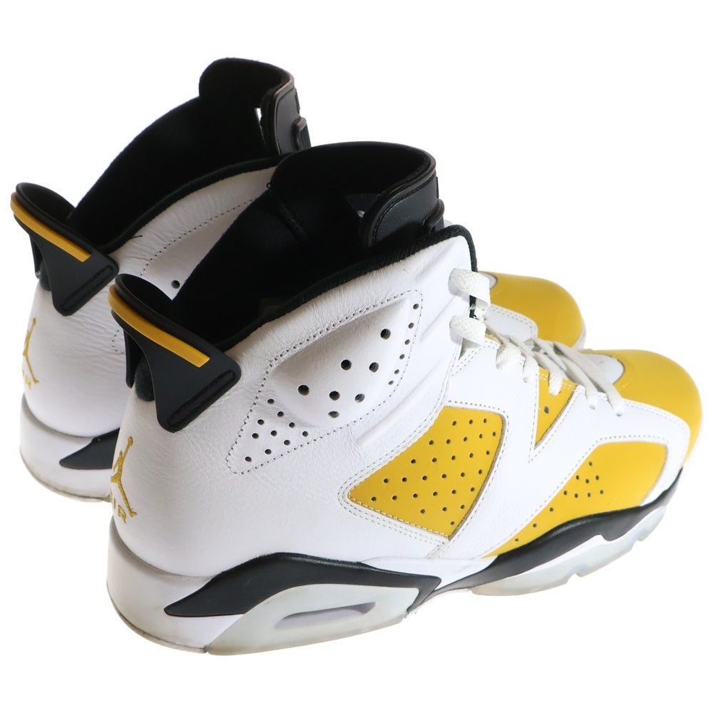 NIKE(ナイキ) AIR JORDAN 6 RETRO Yellow Ochre エアジョーダン6 レトロ イエローオークル ハイカットスニーカー ホワイト/イエロー US11.5/29.5cm CT8529-170