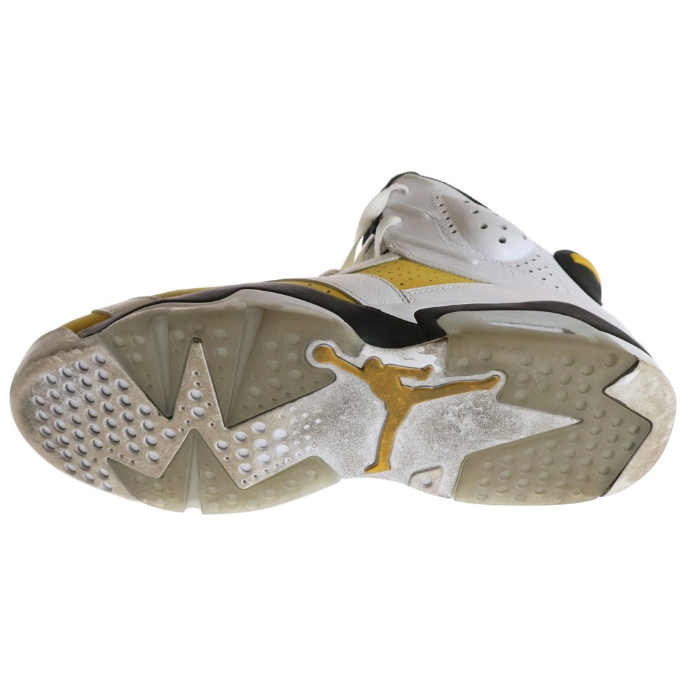 NIKE(ナイキ) AIR JORDAN 6 RETRO Yellow Ochre エアジョーダン6 レトロ イエローオークル ハイカットスニーカー ホワイト/イエロー US11.5/29.5cm CT8529-170