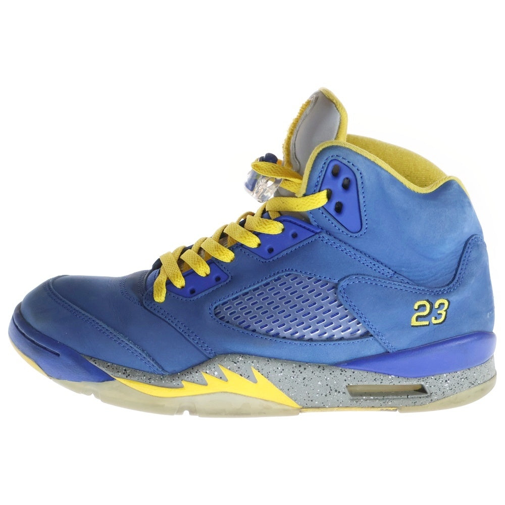 NIKE(ナイキ) AIR JORDAN 5 JSP Laney エア ジョーダン 5 JSP レイニー ハイカットスニーカー ブルー/イエロー US11/29cm CD2720-400