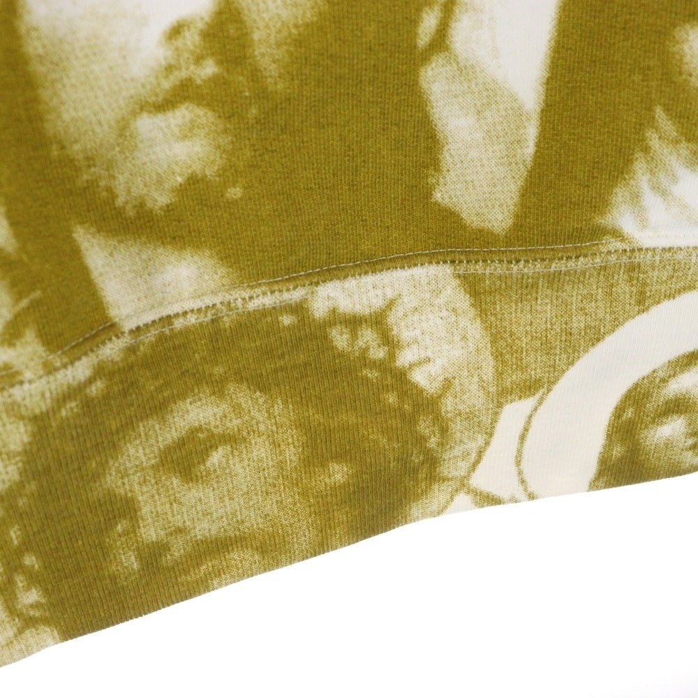 SUPREME(シュプリーム) 18AW Jesus and Mary Hooded Sweatshirt 総柄 ジーザス アンド マリア プルオーバー スウェットパーカー フーディ イエロー