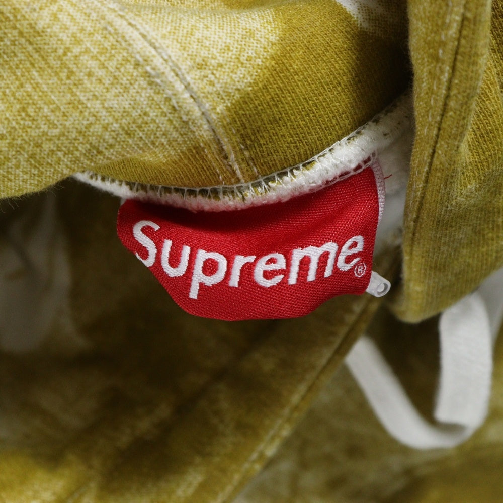 SUPREME(シュプリーム) 18AW Jesus and Mary Hooded Sweatshirt 総柄 ジーザス アンド マリア プルオーバー スウェットパーカー フーディ イエロー