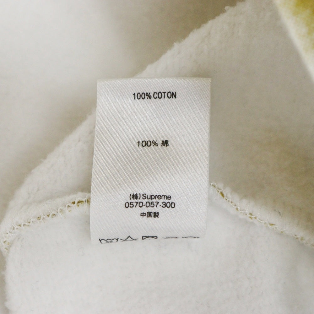 SUPREME(シュプリーム) 18AW Jesus and Mary Hooded Sweatshirt 総柄 ジーザス アンド マリア プルオーバー スウェットパーカー フーディ イエロー