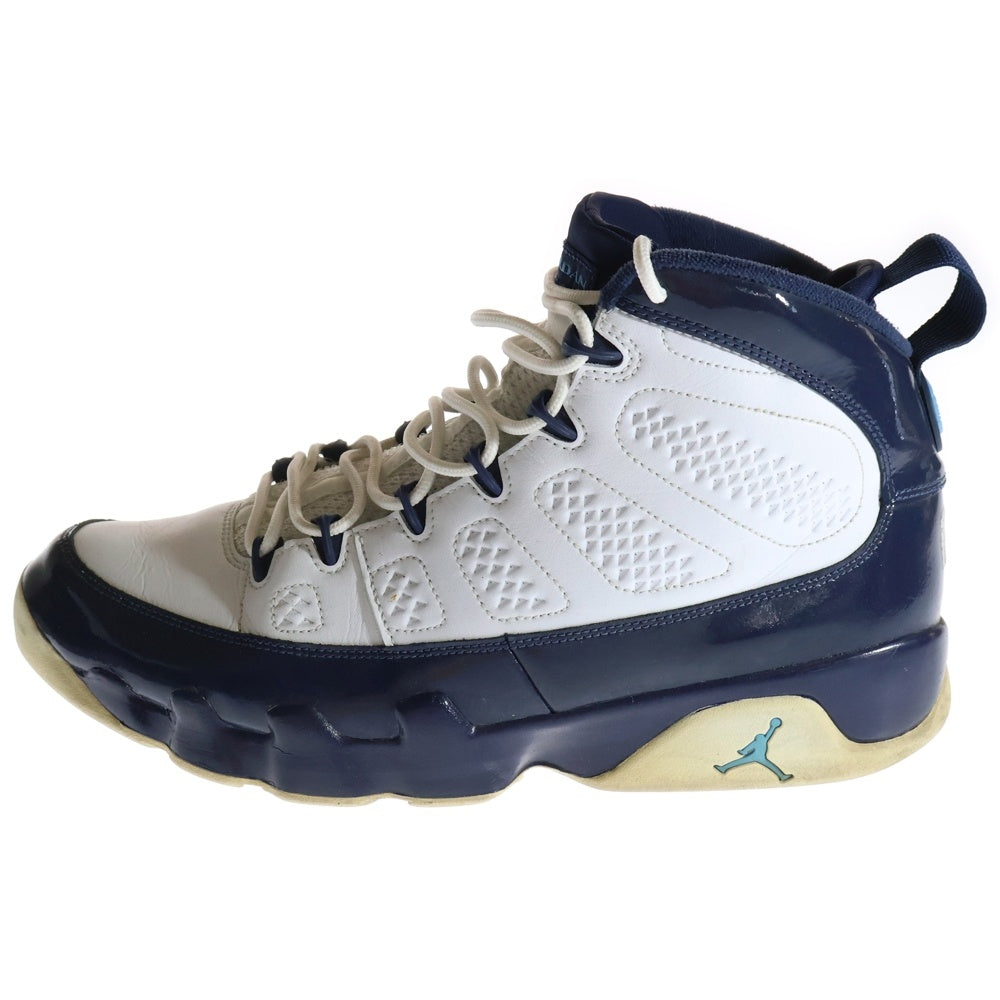 NIKE(ナイキ) AIR JORDAN 9 UNIVERSITY BLUE エアジョーダン9 ユニバーシティブルー ハイカットスニーカー ホワイト/ブルー US11/29cm 302370-145