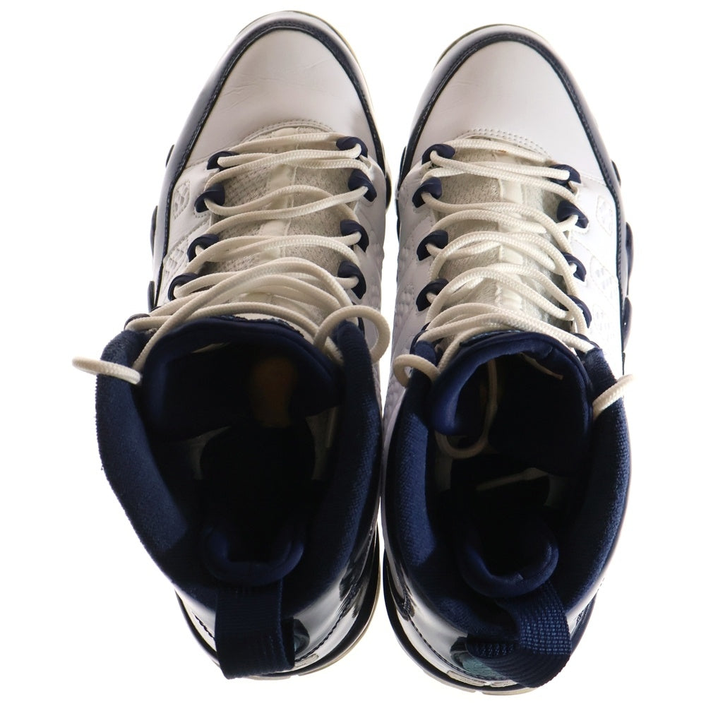 NIKE(ナイキ) AIR JORDAN 9 UNIVERSITY BLUE エアジョーダン9 ユニバーシティブルー ハイカットスニーカー ホワイト/ブルー US11/29cm 302370-145