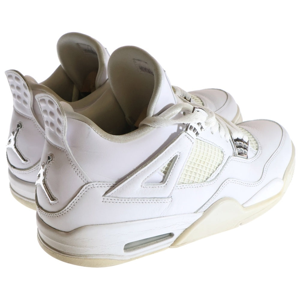 NIKE(ナイキ) AIR JORDAN 4 RETRO PURE MONEY エアジョーダン 4 レトロ ピュアマネー ハイカットスニーカー ホワイト US11/29cm 308497-100