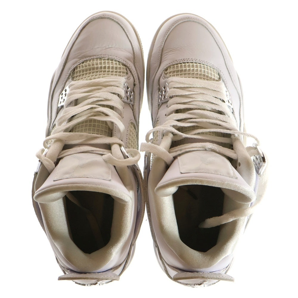 NIKE(ナイキ) AIR JORDAN 4 RETRO PURE MONEY エアジョーダン 4 レトロ ピュアマネー ハイカットスニーカー ホワイト US11/29cm 308497-100