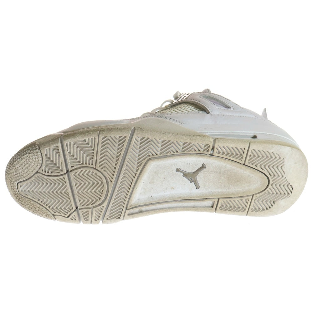 NIKE(ナイキ) AIR JORDAN 4 RETRO PURE MONEY エアジョーダン 4 レトロ ピュアマネー ハイカットスニーカー ホワイト US11/29cm 308497-100