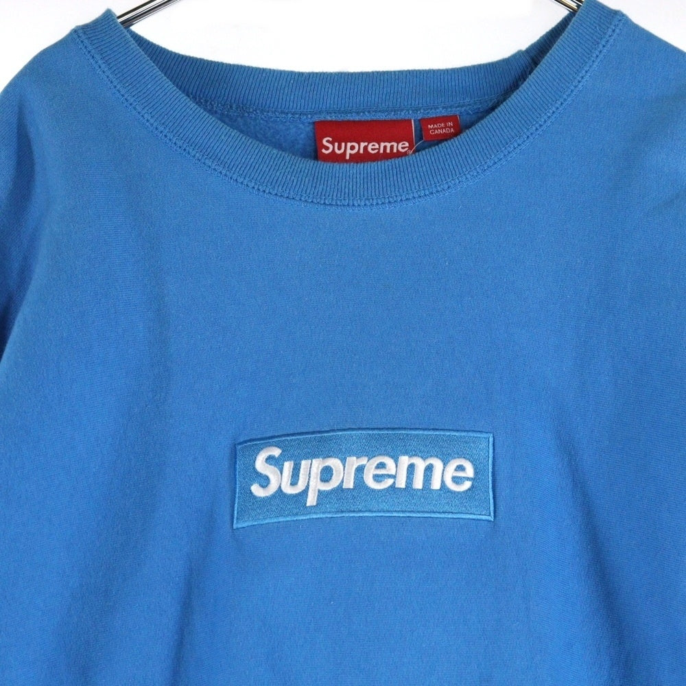 SUPREME(シュプリーム) 18AW Box Logo Crewneck ボックスロゴ クルーネック スウェットトレーナー ライトブルー