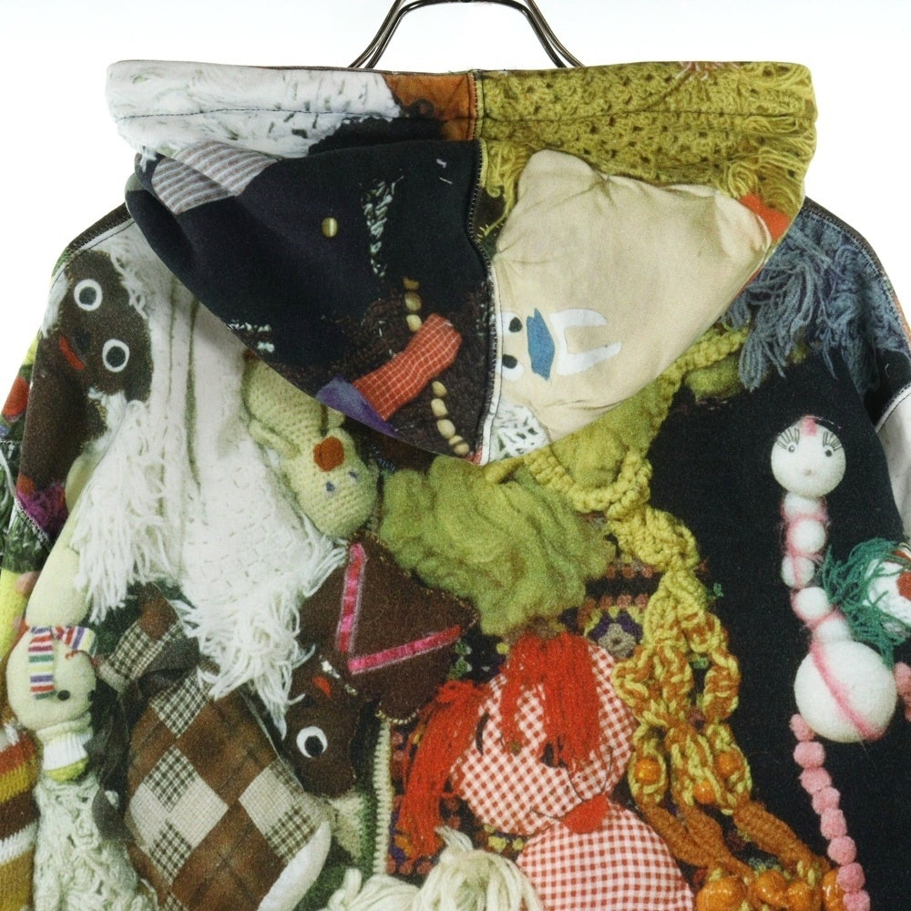 SUPREME(シュプリーム) 18AW×Mike Kelley More Love Hours Than Can Ever be Repaid Hooded Sweatshirt マイクケリー 総柄プリント フロントロゴ プルオーバースウェットパーカー