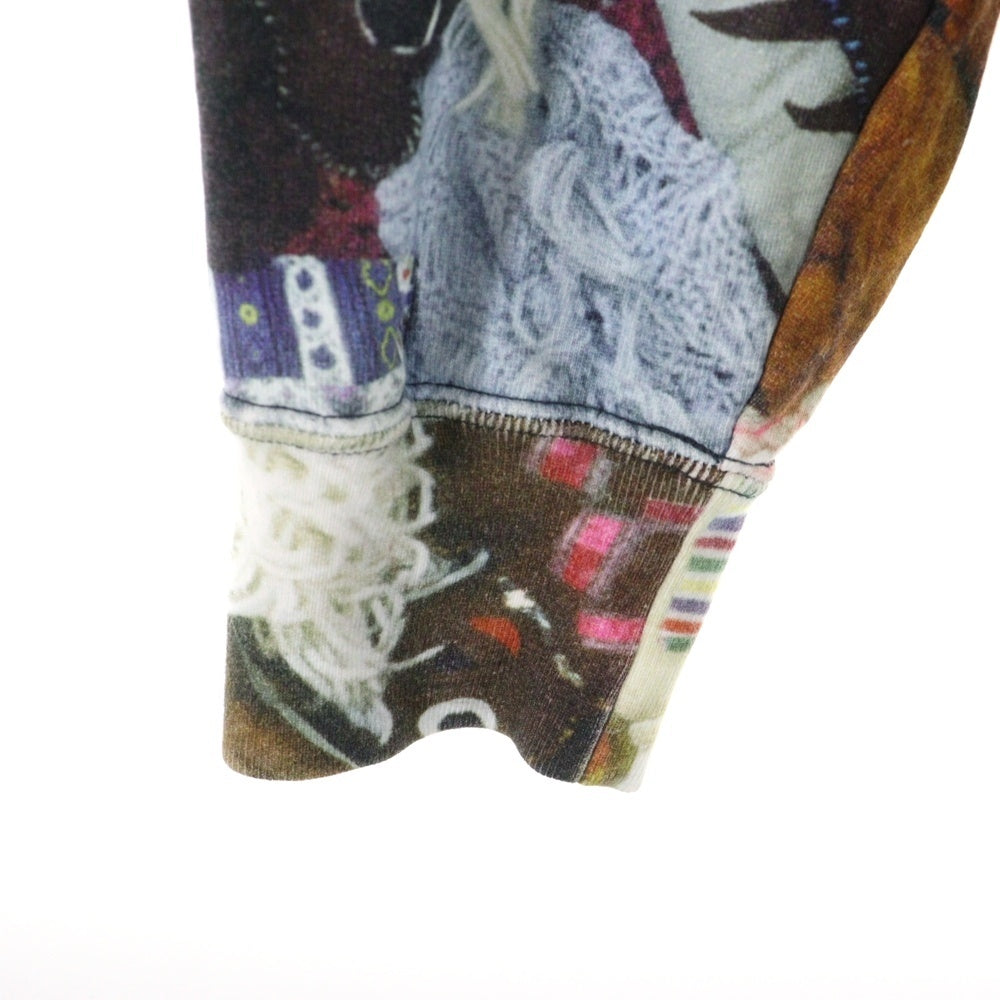 SUPREME(シュプリーム) 18AW×Mike Kelley More Love Hours Than Can Ever be Repaid Hooded Sweatshirt マイクケリー 総柄プリント フロントロゴ プルオーバースウェットパーカー