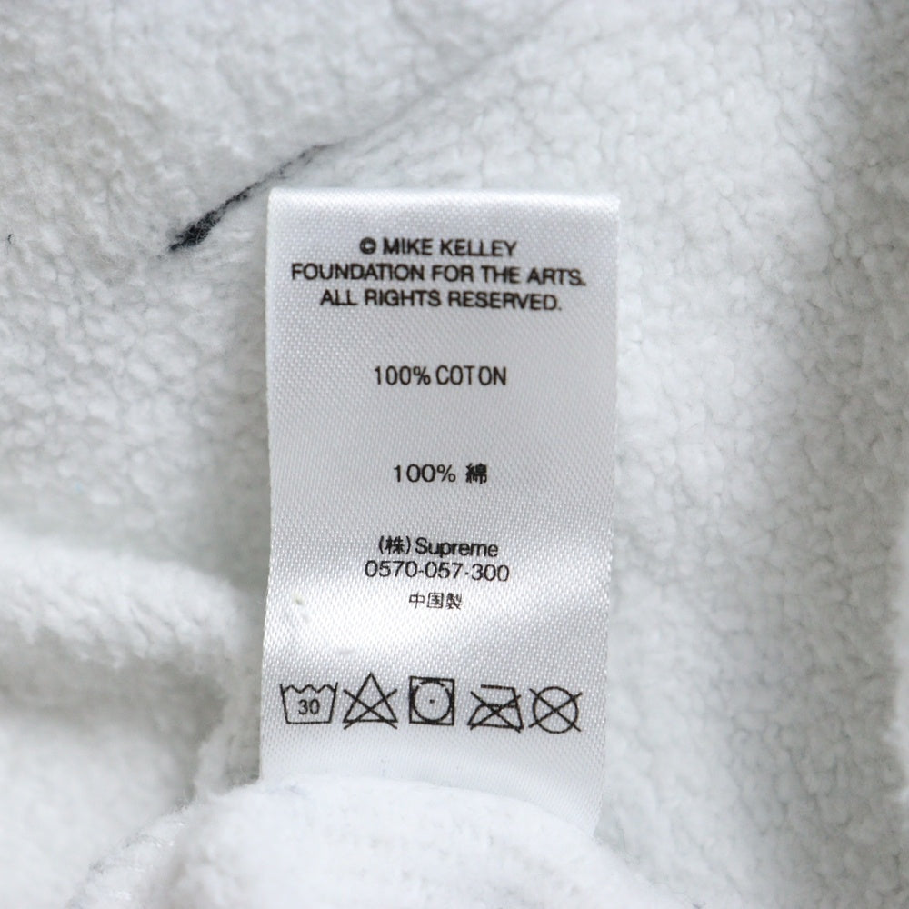 SUPREME(シュプリーム) 18AW×Mike Kelley More Love Hours Than Can Ever be Repaid Hooded Sweatshirt マイクケリー 総柄プリント フロントロゴ プルオーバースウェットパーカー