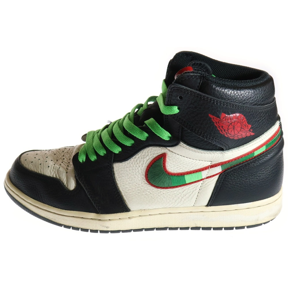 NIKE(ナイキ) AIR JORDAN1 RETRO HIGH OG Sports Illustrated エアジョーダン1 レトロ ハイスニーカー ブラック/ホワイト US11.5/29.5cm 555088-015