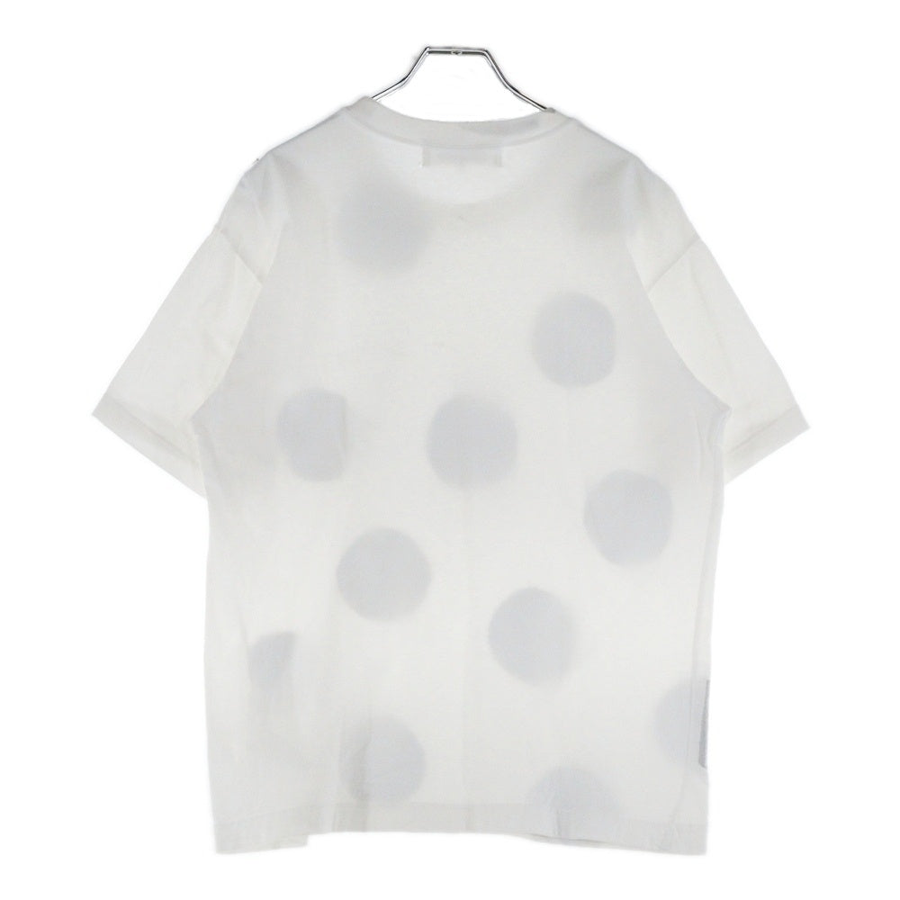 COMME des GARCONS(コムデギャルソン) 05SS ×10 CORSO COMO ディエチコルソコモ ドット柄 水玉 クルーネック半袖Tシャツ カットソー ホワイト SO-T903 AD2004