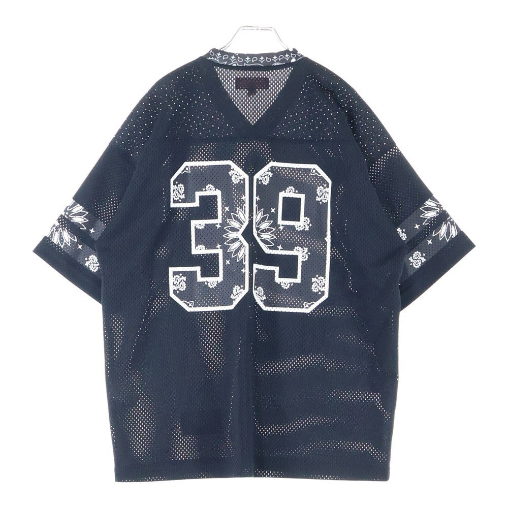 SUPREME(シュプリーム) Bandana Football Jersey バンダナ フットボール ジャージ メッシュTシャツ カットソー ブラック