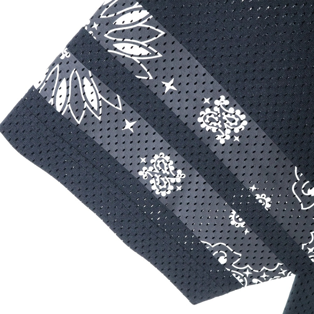 SUPREME(シュプリーム) Bandana Football Jersey バンダナ フットボール ジャージ メッシュTシャツ カットソー ブラック